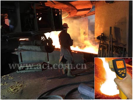 CANTY高温摄像机铜冶炼熔融炉底渣铜水温度在线检测